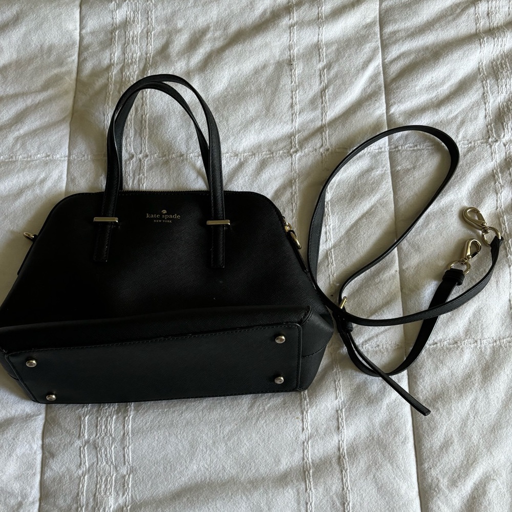 Kate Spade Cedar Street Black Crossbody Satchel Medium